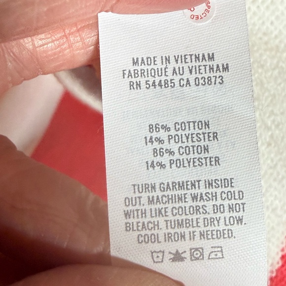 Aerie Oversized Prep Rally Rugby Shirt Red White Stripe Y2K Aesthetic Small - Picture 5 of 12